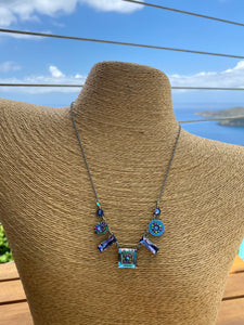 Firefly - La Dolce Vita Mix Necklace (Tanzanite)