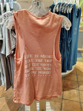 Load image into Gallery viewer, &quot;Life Is Short&quot; - Ladies Muscle Tank
